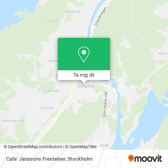 Cafe' Janssons Frestelser karta