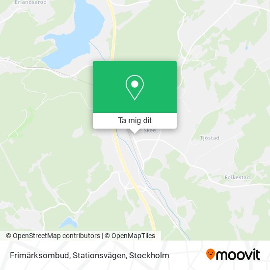 Frimärksombud, Stationsvägen karta