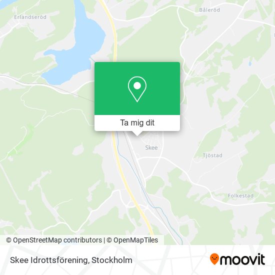 Skee Idrottsförening karta
