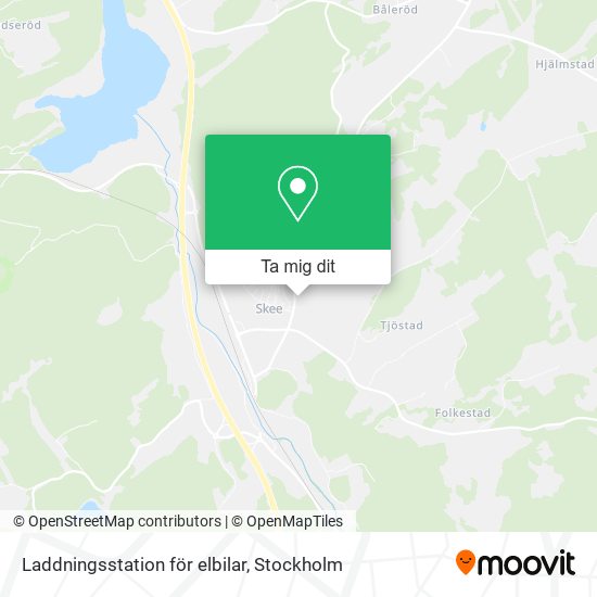 Laddningsstation för elbilar karta