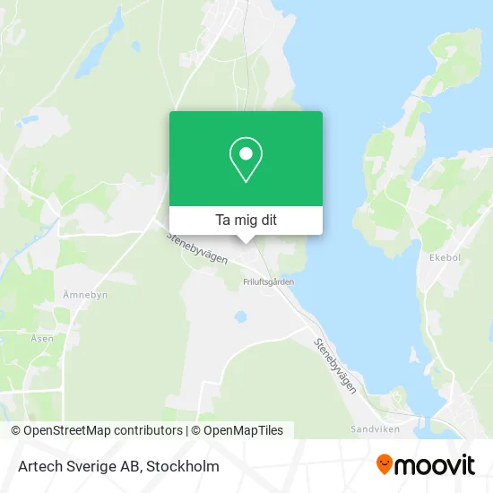 Artech Sverige AB karta