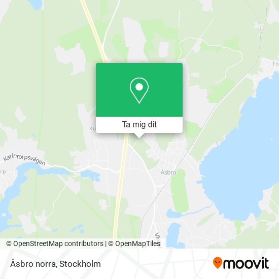 Åsbro norra karta