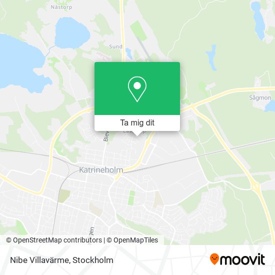 Nibe Villavärme karta
