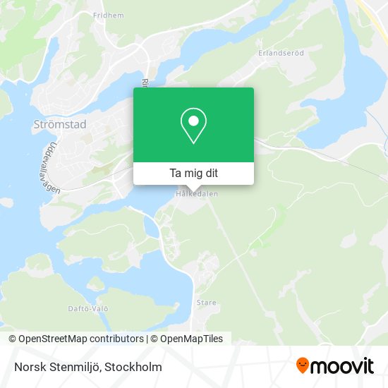 Norsk Stenmiljö karta