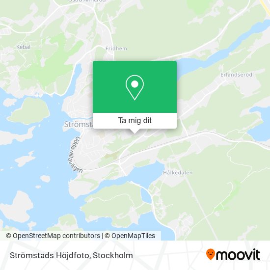 Strömstads Höjdfoto karta