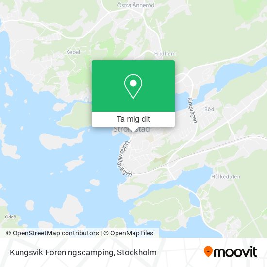 Kungsvik Föreningscamping karta