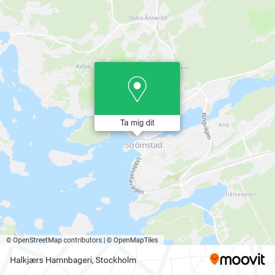 Halkjærs Hamnbageri karta