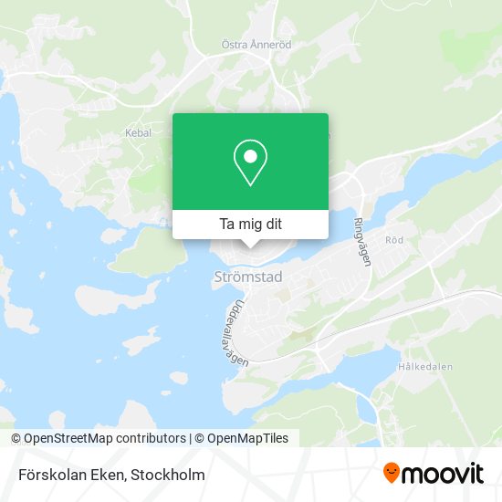 Förskolan Eken karta