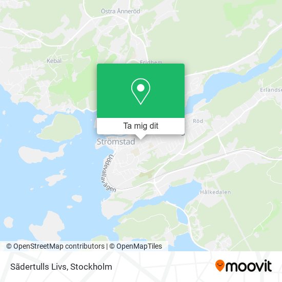 Sãdertulls Livs karta