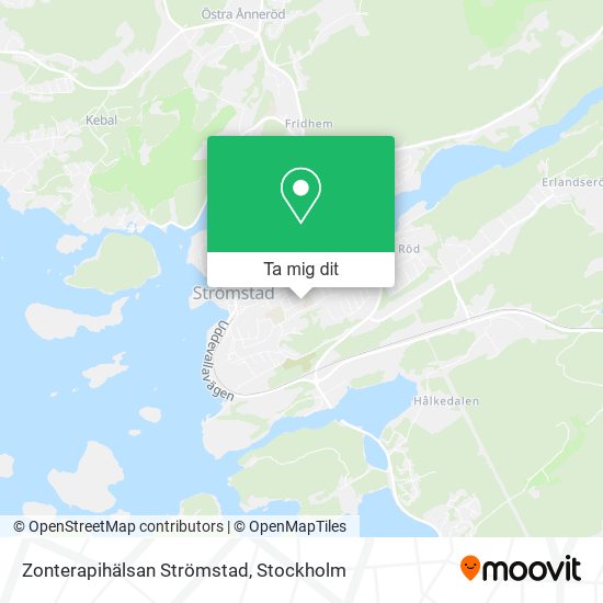 Zonterapihälsan Strömstad karta