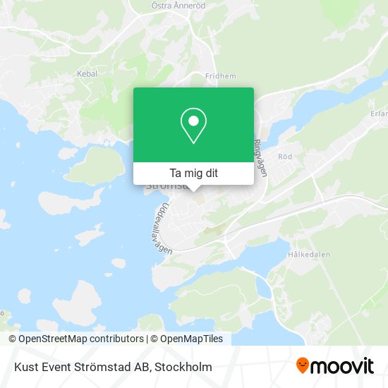 Kust Event Strömstad AB karta