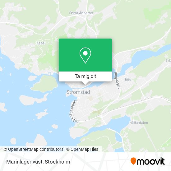 Marinlager väst karta