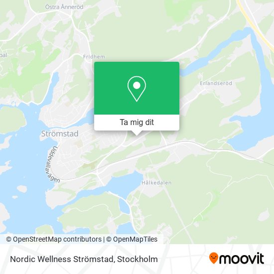 Nordic Wellness Strömstad karta