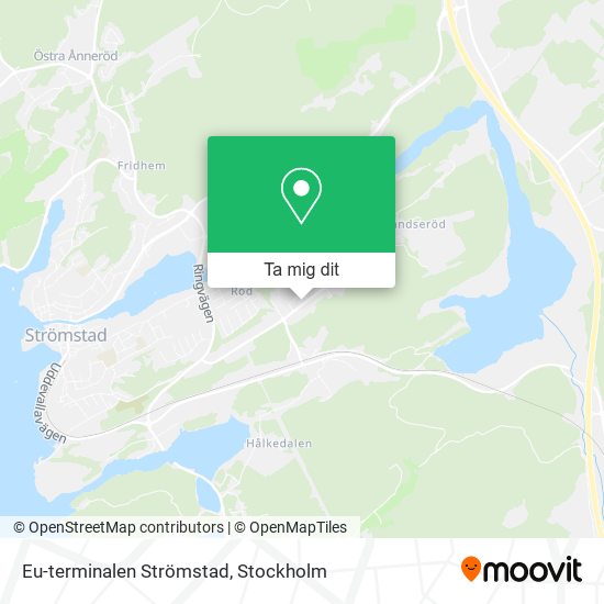 Eu-terminalen Strömstad karta