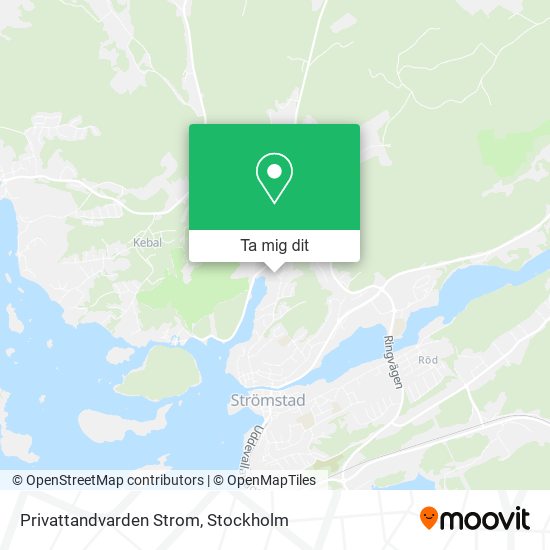 Privattandvarden Strom karta