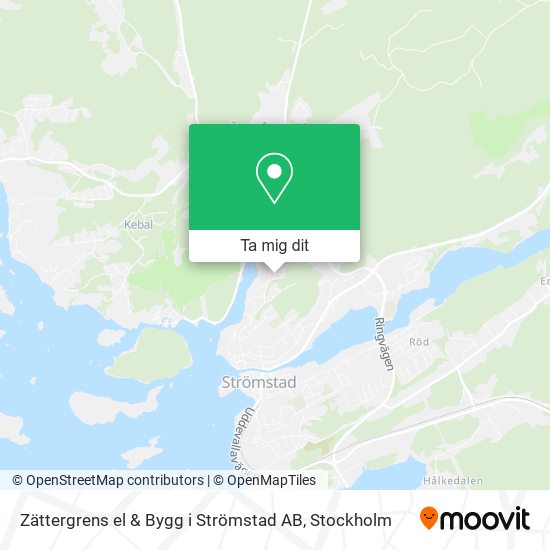 Zättergrens el & Bygg i Strömstad AB karta