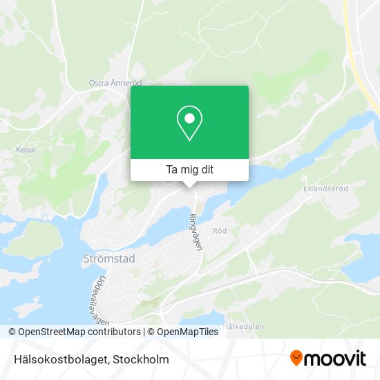 Hälsokostbolaget karta