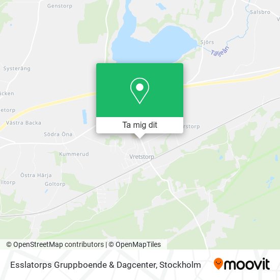 Esslatorps Gruppboende & Dagcenter karta