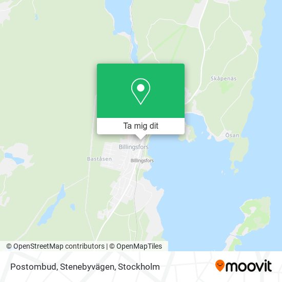 Postombud, Stenebyvägen karta