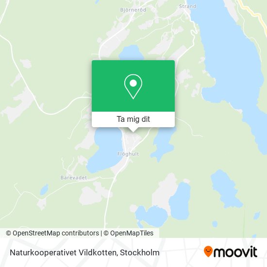 Naturkooperativet Vildkotten karta