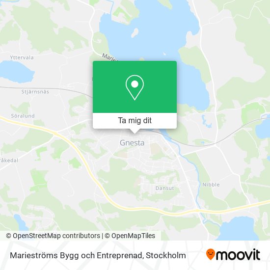 Marieströms Bygg och Entreprenad karta
