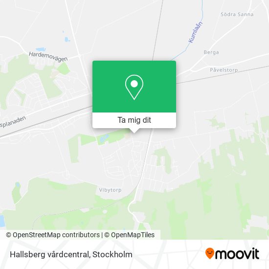 Hallsberg vårdcentral karta