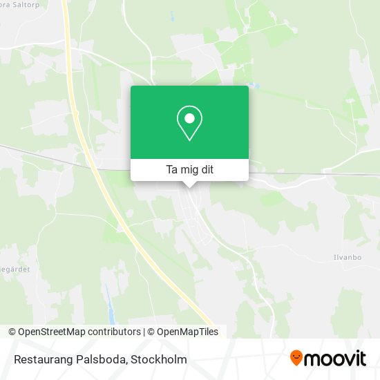 Restaurang Palsboda karta