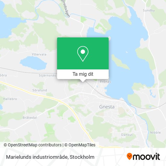 Marielunds industriområde karta