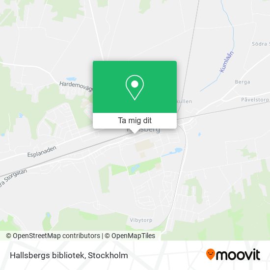 Hallsbergs bibliotek karta