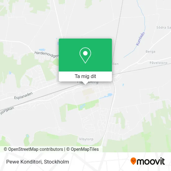 Pewe Konditori karta