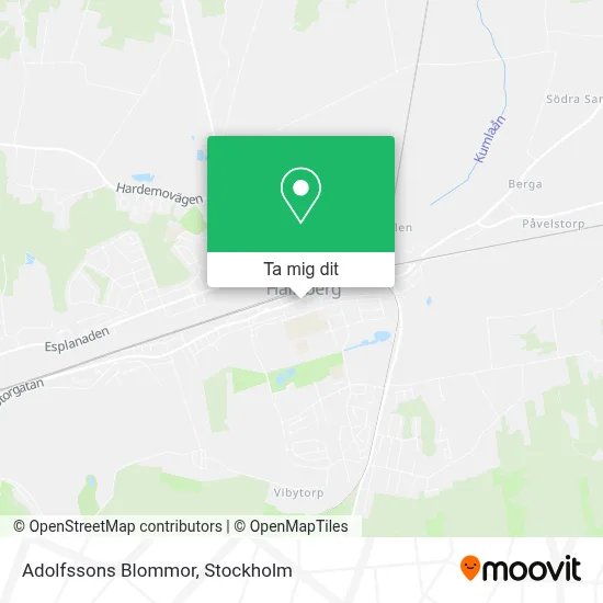 Adolfssons Blommor karta