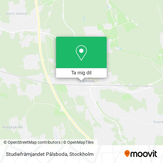 Studiefrämjandet Pålsboda karta