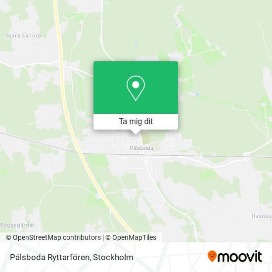 Pålsboda Ryttarfören karta