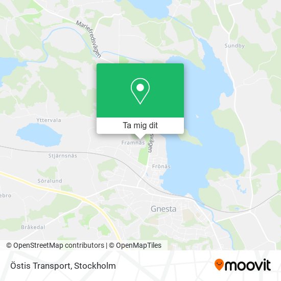 Östis Transport karta