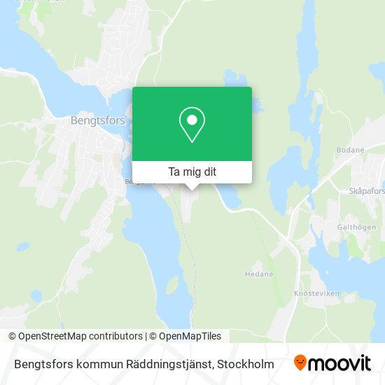 Bengtsfors kommun Räddningstjänst karta