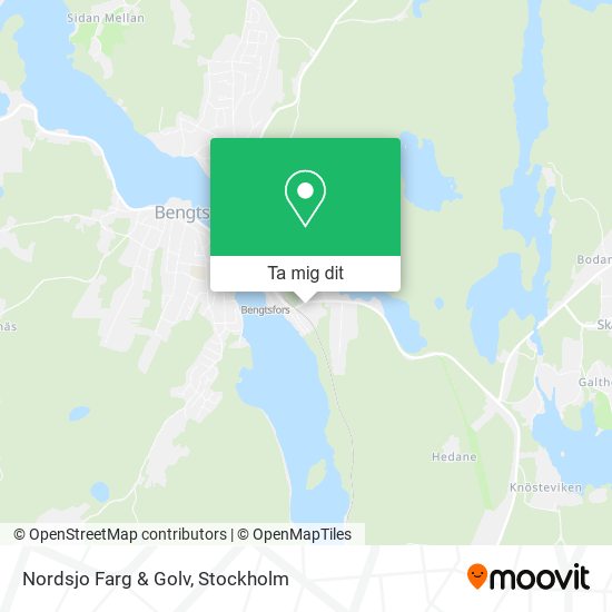 Nordsjo Farg & Golv karta