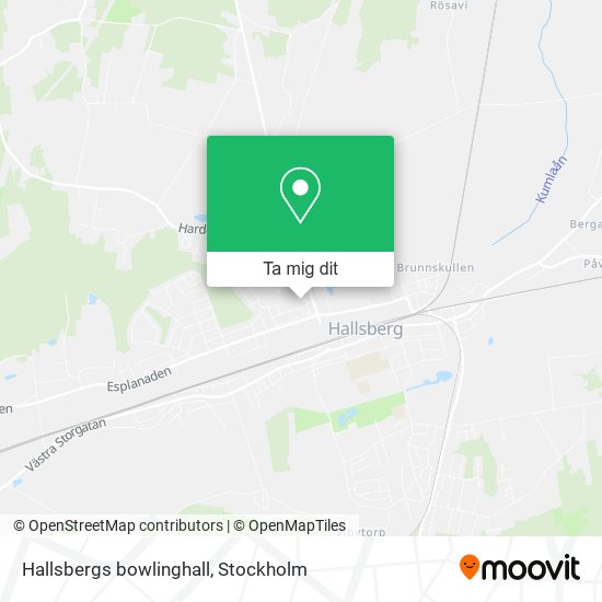 Hallsbergs bowlinghall karta