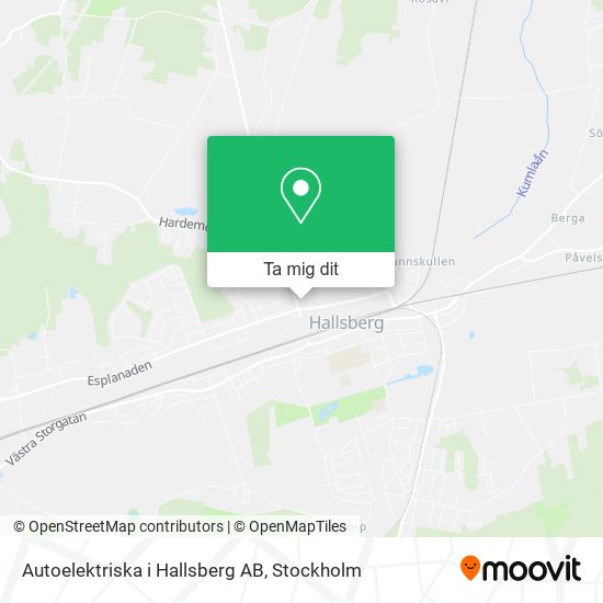 Autoelektriska i Hallsberg AB karta