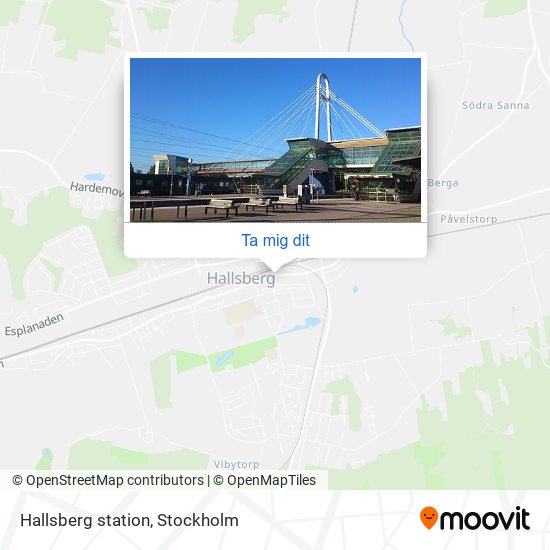 Hallsberg station karta