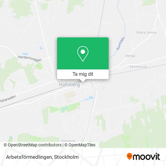 Arbetsförmedlingen karta