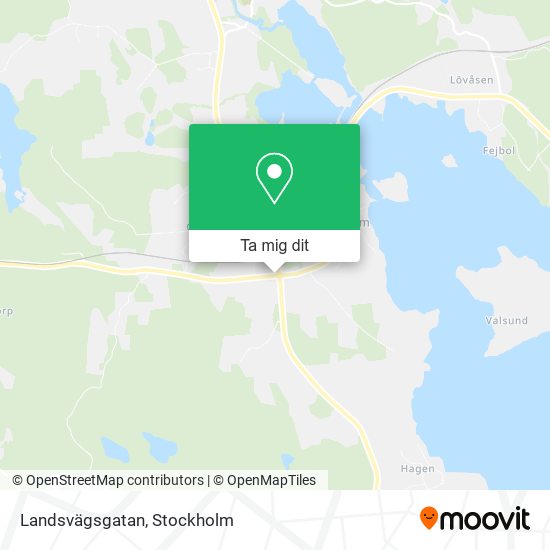 Landsvägsgatan karta