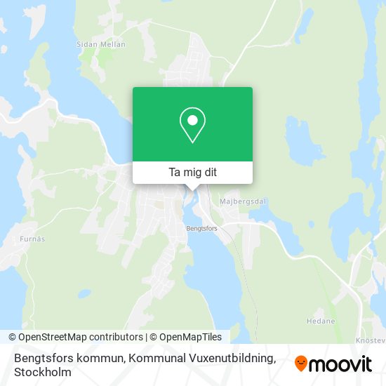 Bengtsfors kommun, Kommunal Vuxenutbildning karta