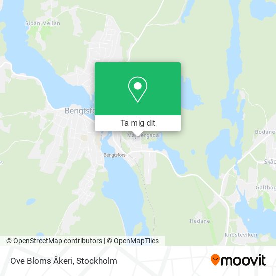 Ove Bloms Åkeri karta