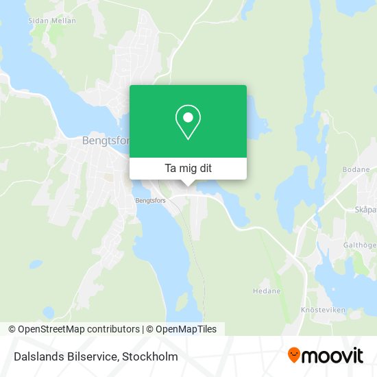 Dalslands Bilservice karta