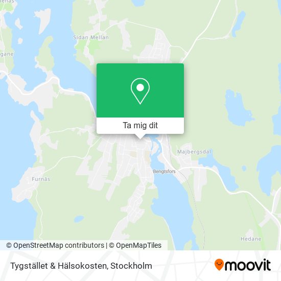 Tygstället & Hälsokosten karta