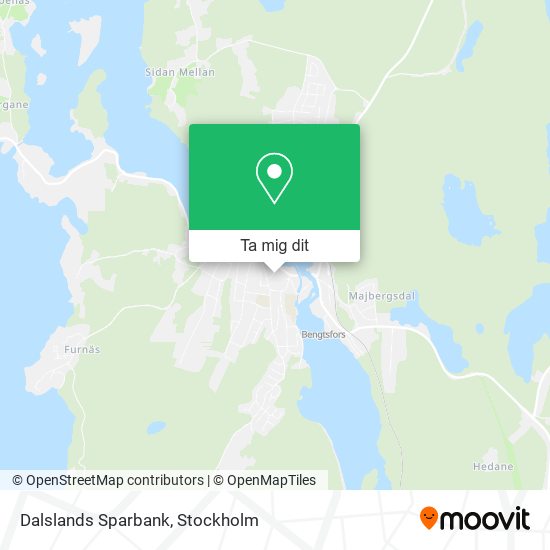 Dalslands Sparbank karta