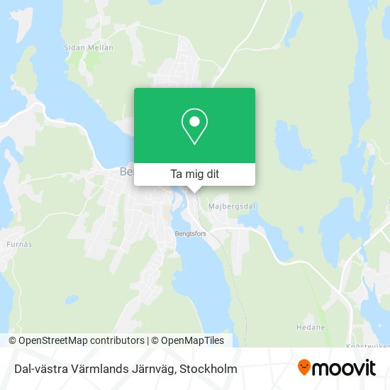 Dal-västra Värmlands Järnväg karta