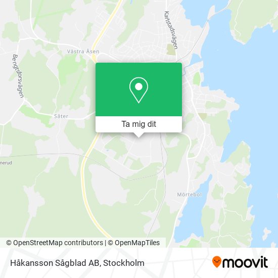Håkansson Sågblad AB karta