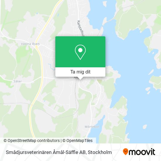 Smådjursveterinären Åmål-Säffle AB karta