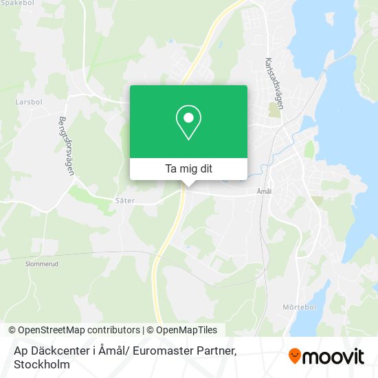 Ap Däckcenter i Åmål/ Euromaster Partner karta
